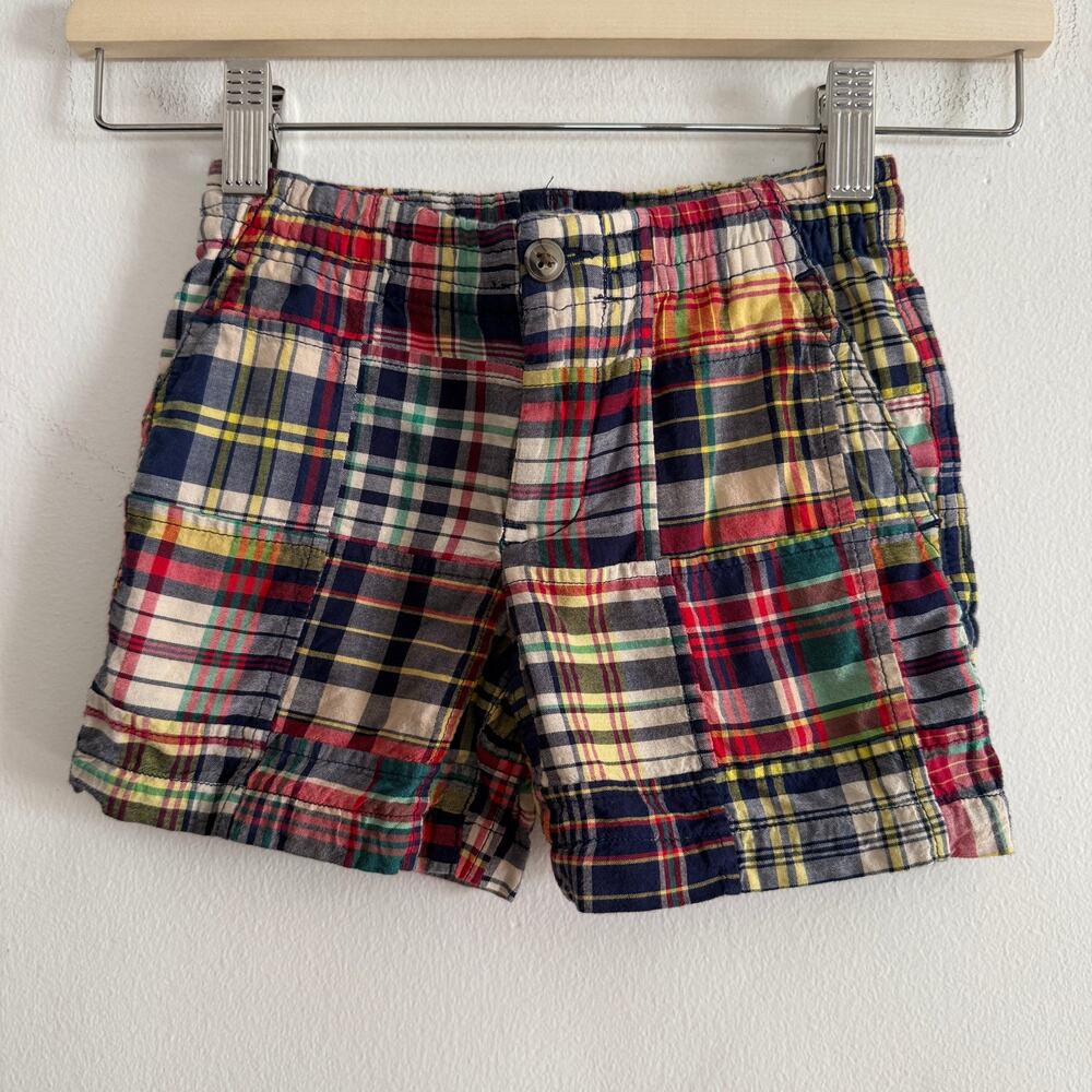 POLO Ralph Lauren | Size 3T Patchwork Madras Shorts Preppy